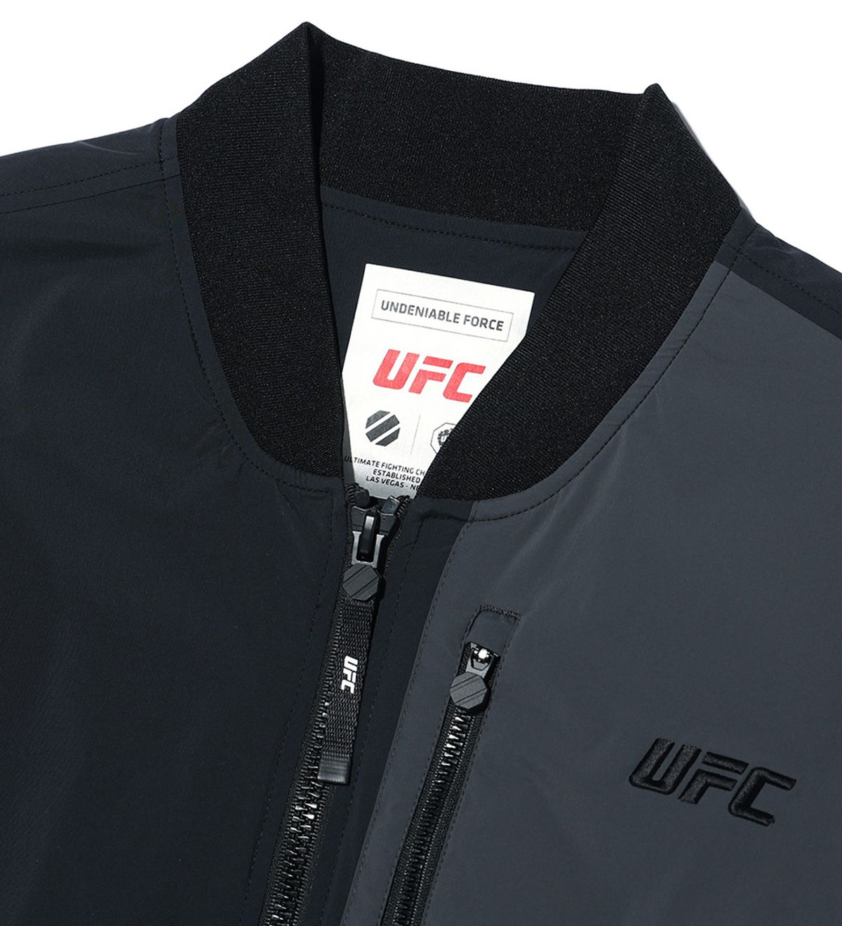 유에프씨 스포츠(UFC SPORT) UFC UT MA1 와펜 자켓 블랙 U1JKT1103BK