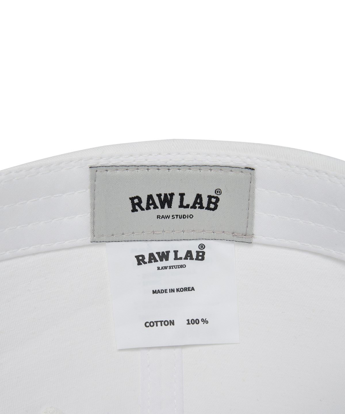 로우랩(RAW LAB) BOHEMIAN 엠브로이더리 볼캡 (화이트)