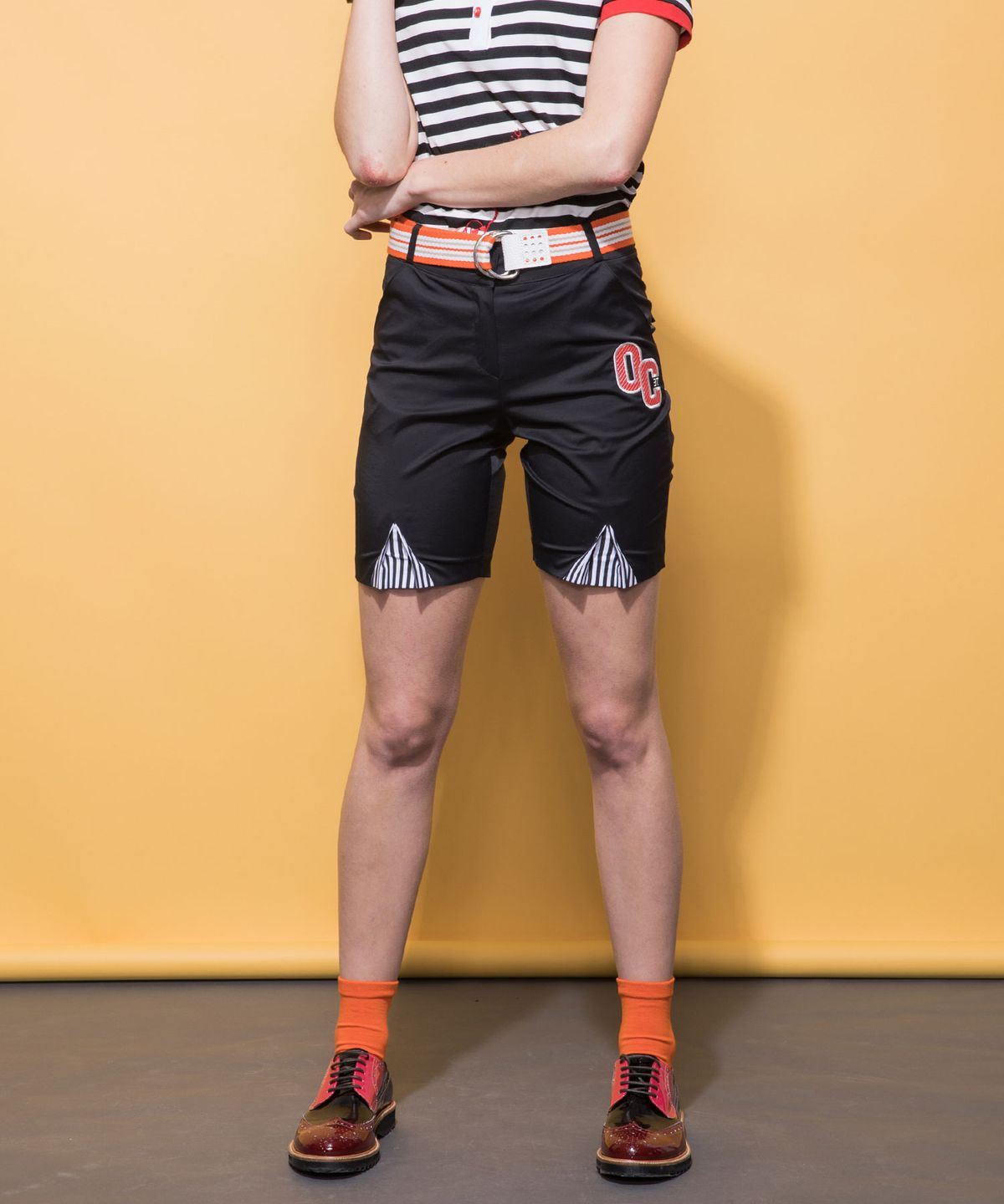 엠에프에스 골프웨어(MFS GOLFWEAR) PLEATS POINT HALF PANTS