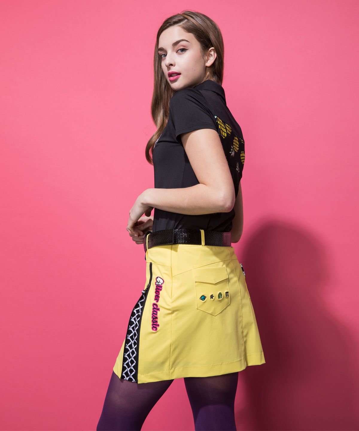엠에프에스 골프웨어(MFS GOLFWEAR) DOUBLE ZIP SKIRT