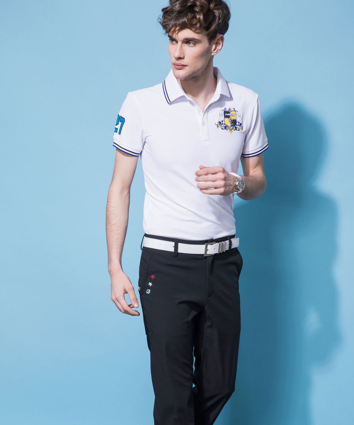 엠에프에스 골프웨어(MFS GOLFWEAR) MAN ROYAL PK T-SHIRTS