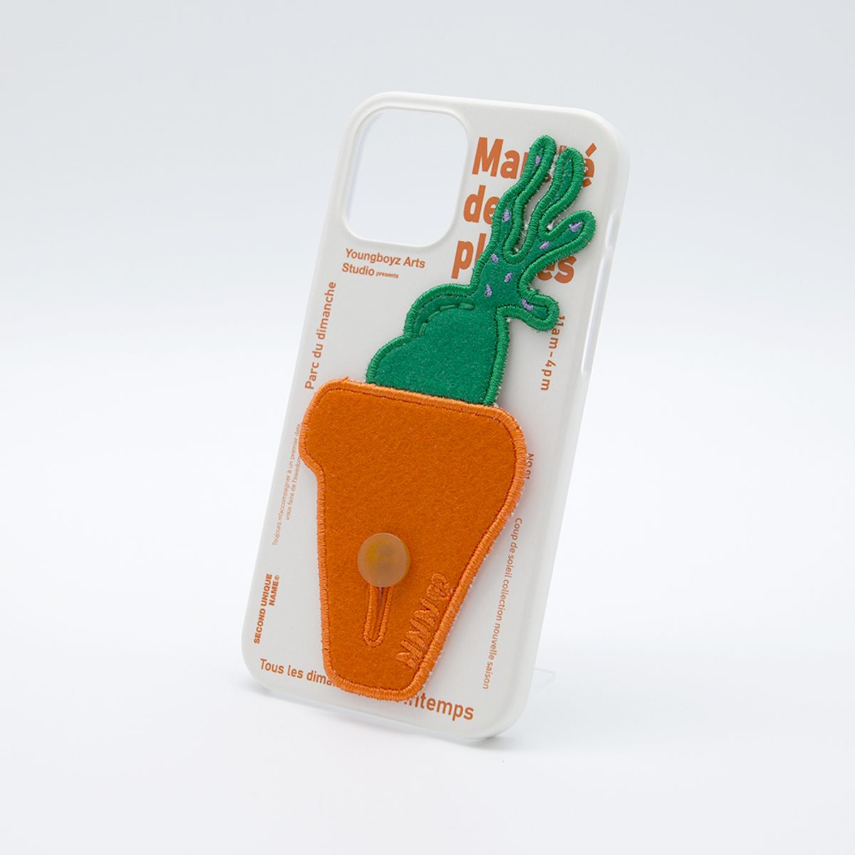 세컨드유니크네임(SECOND UNIQUE NAME) SUN CASE PLANTS PATCH ORANGE