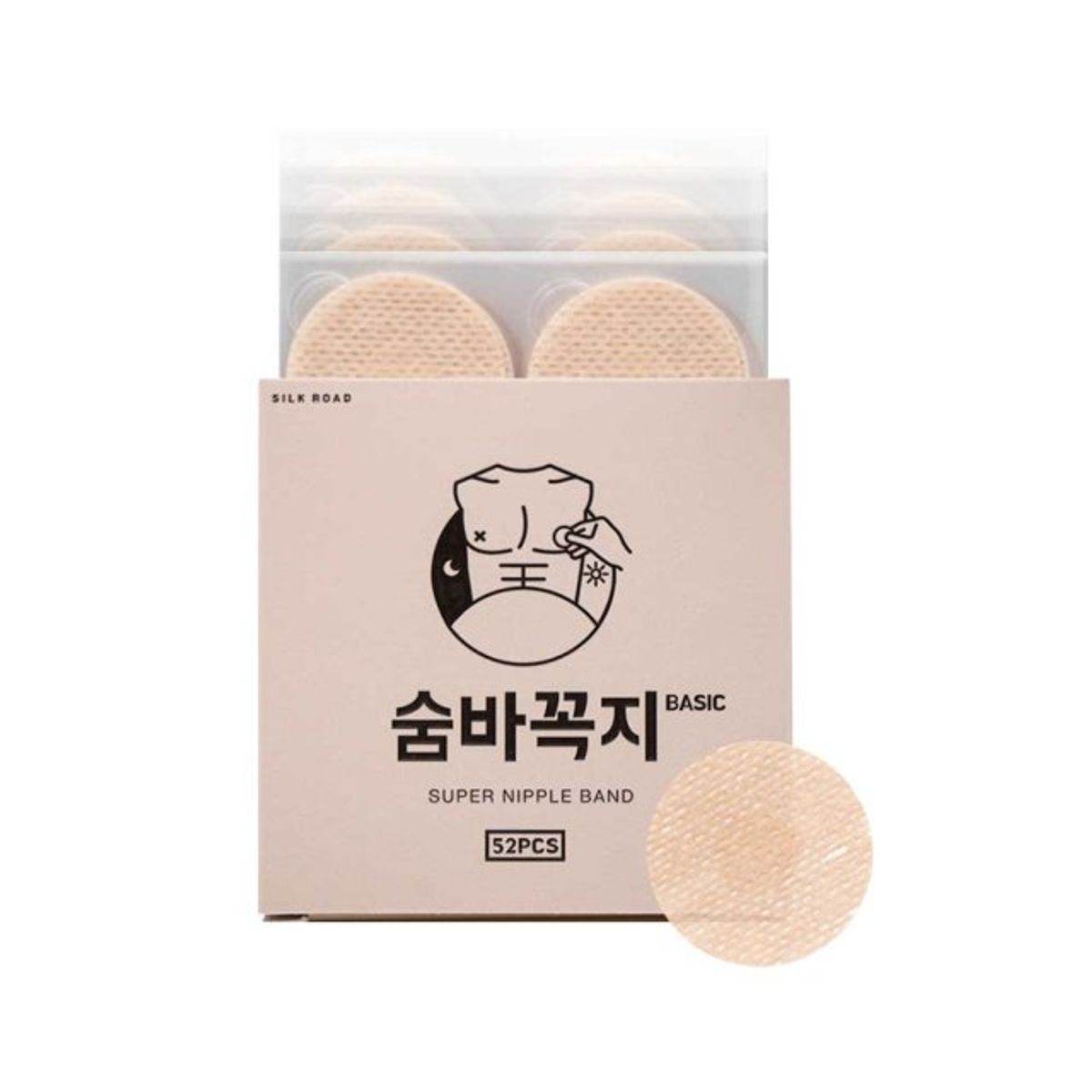 라이프티(LIFETY) 초강성 숨바꼭지 베이직 니플패치  52매 104매입