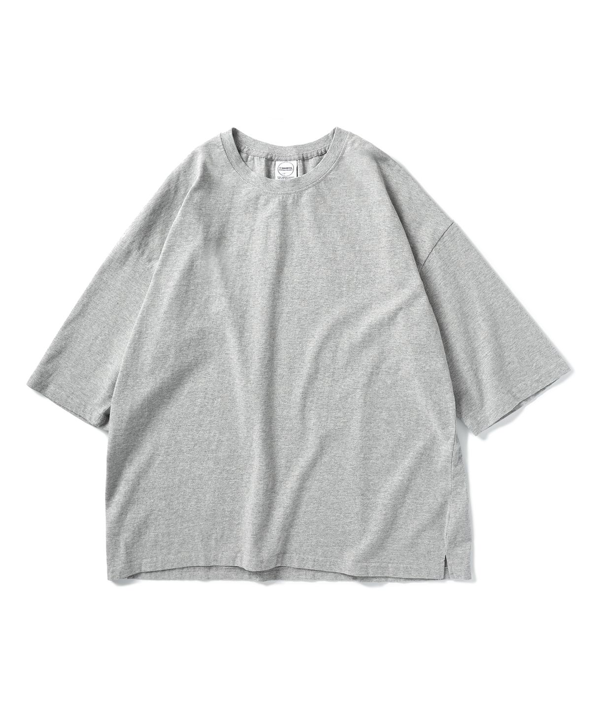 미니멀프로젝트(MINIMALPROJECT) 7부 오버핏 반팔티셔츠 MST142 [GRAY]