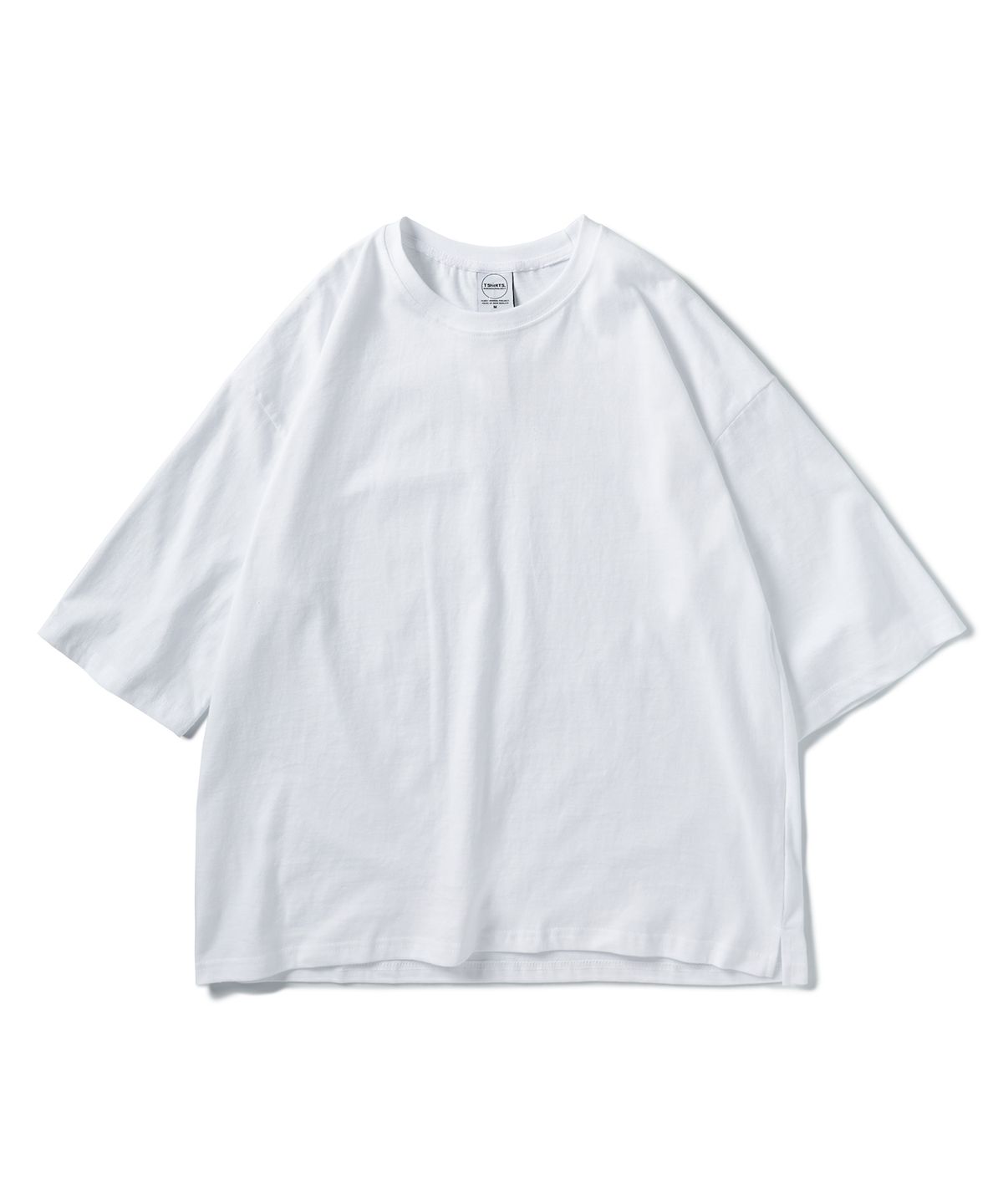 미니멀프로젝트(MINIMALPROJECT) 7부 오버핏 반팔티셔츠 MST142 [WHITE]