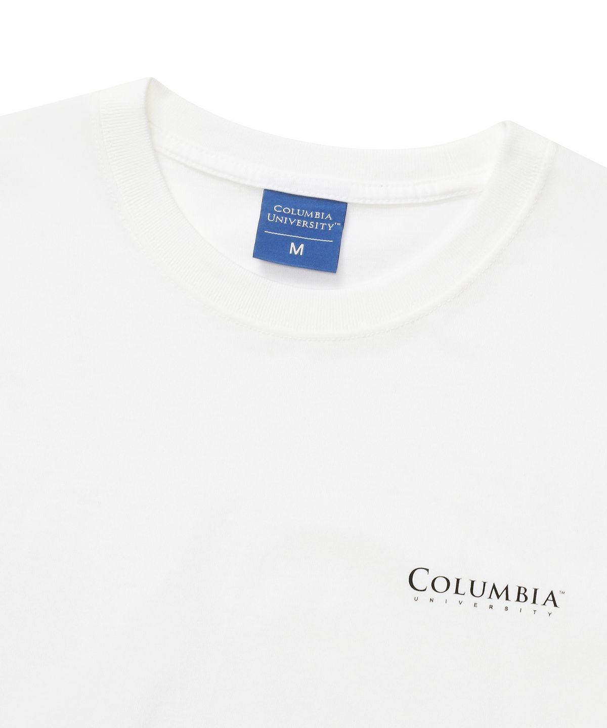컬럼비아 유니버시티(COLUMBIA UNIVERSITY) CU SIGNITURE SMALL LOGO T-SHIRTS 화이트