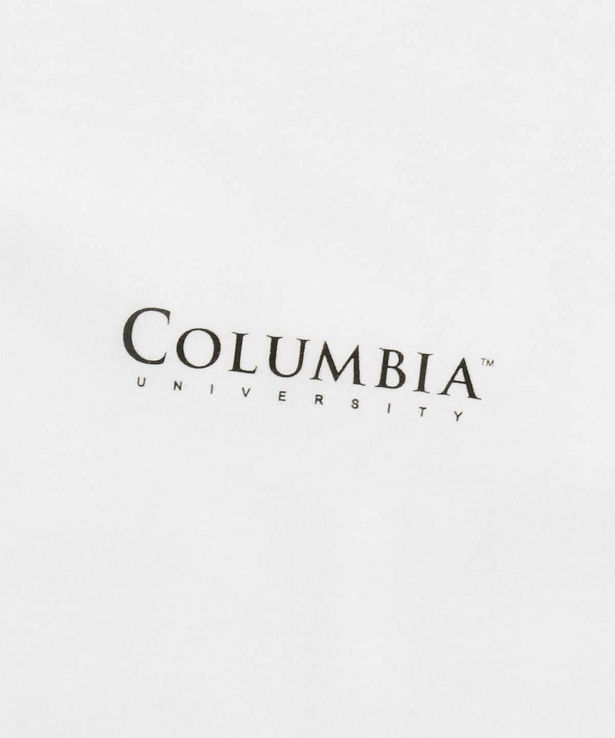 컬럼비아 유니버시티(COLUMBIA UNIVERSITY) CU SIGNITURE SMALL LOGO T-SHIRTS 화이트