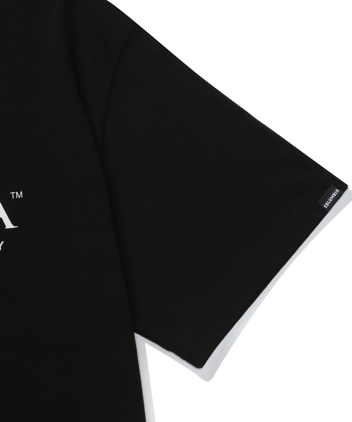 컬럼비아 유니버시티(COLUMBIA UNIVERSITY) CU SIGNITURE BIG LOGO T-SHIRTS 블랙
