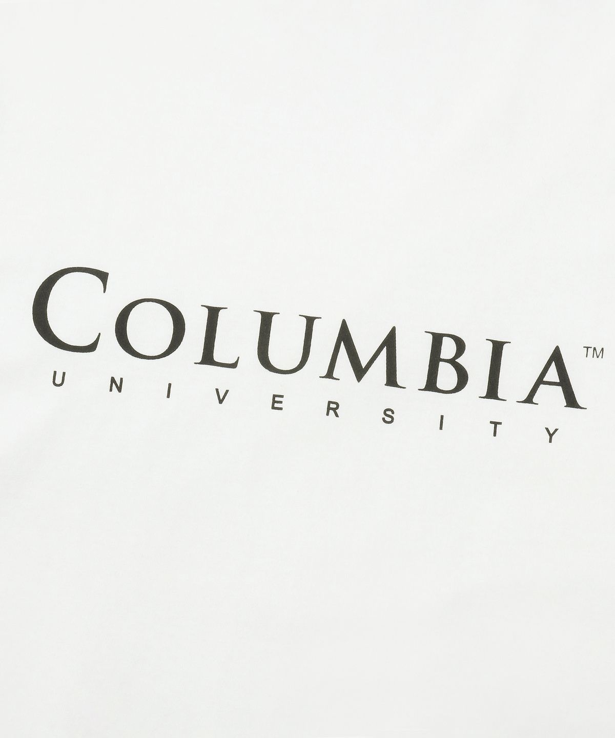 컬럼비아 유니버시티(COLUMBIA UNIVERSITY) CU SIGNITURE BIG LOGO T-SHIRTS 화이트