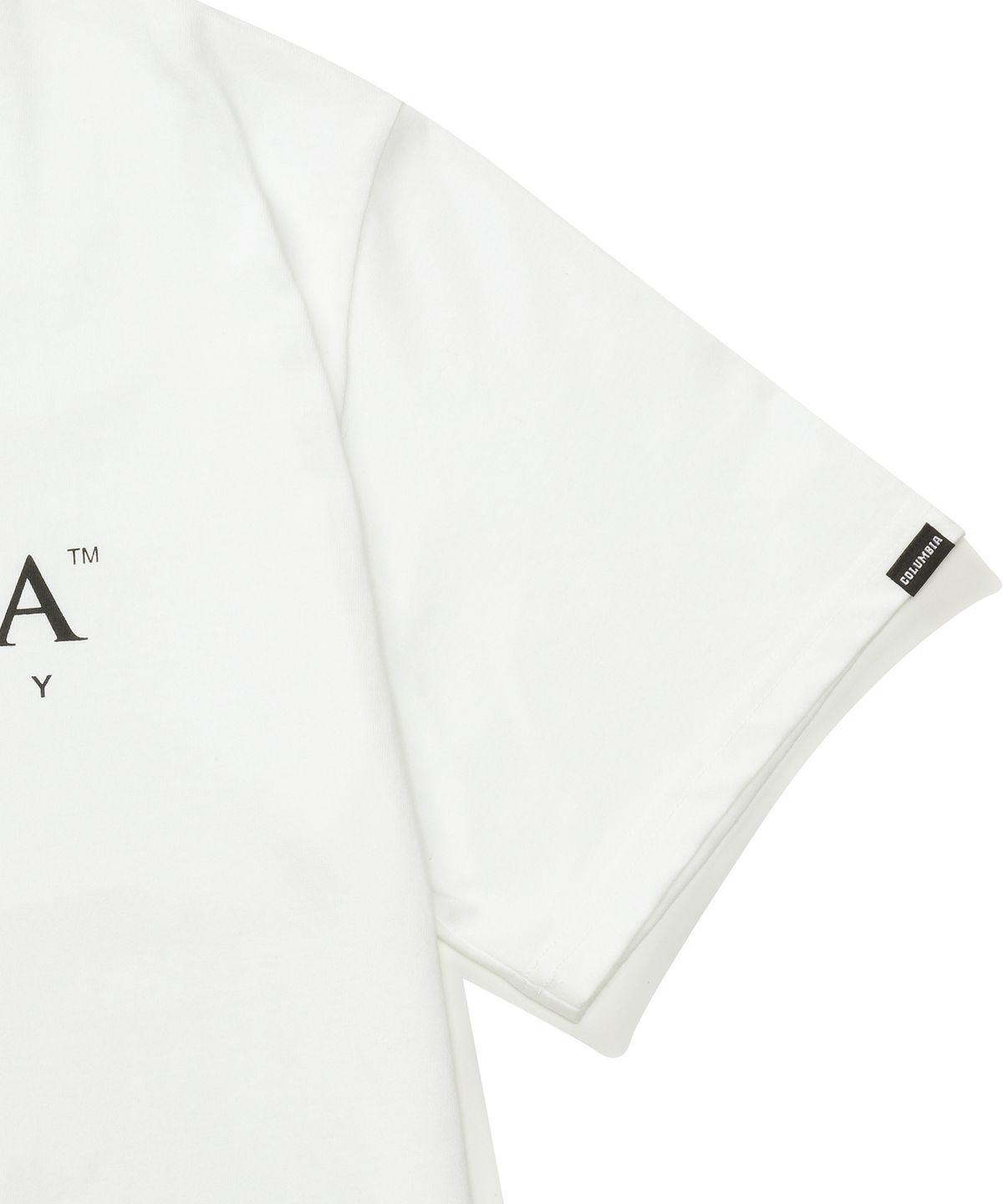 컬럼비아 유니버시티(COLUMBIA UNIVERSITY) CU SIGNITURE BIG LOGO T-SHIRTS 화이트