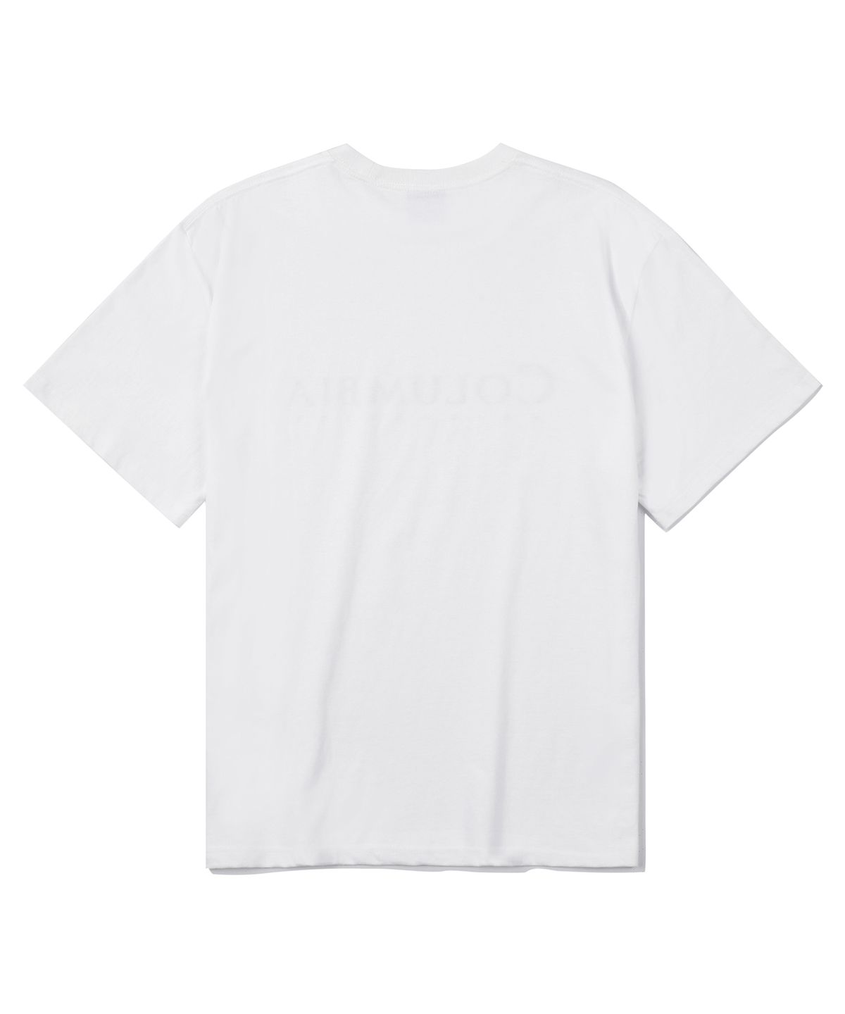 컬럼비아 유니버시티(COLUMBIA UNIVERSITY) CU SIGNITURE BIG LOGO T-SHIRTS 화이트