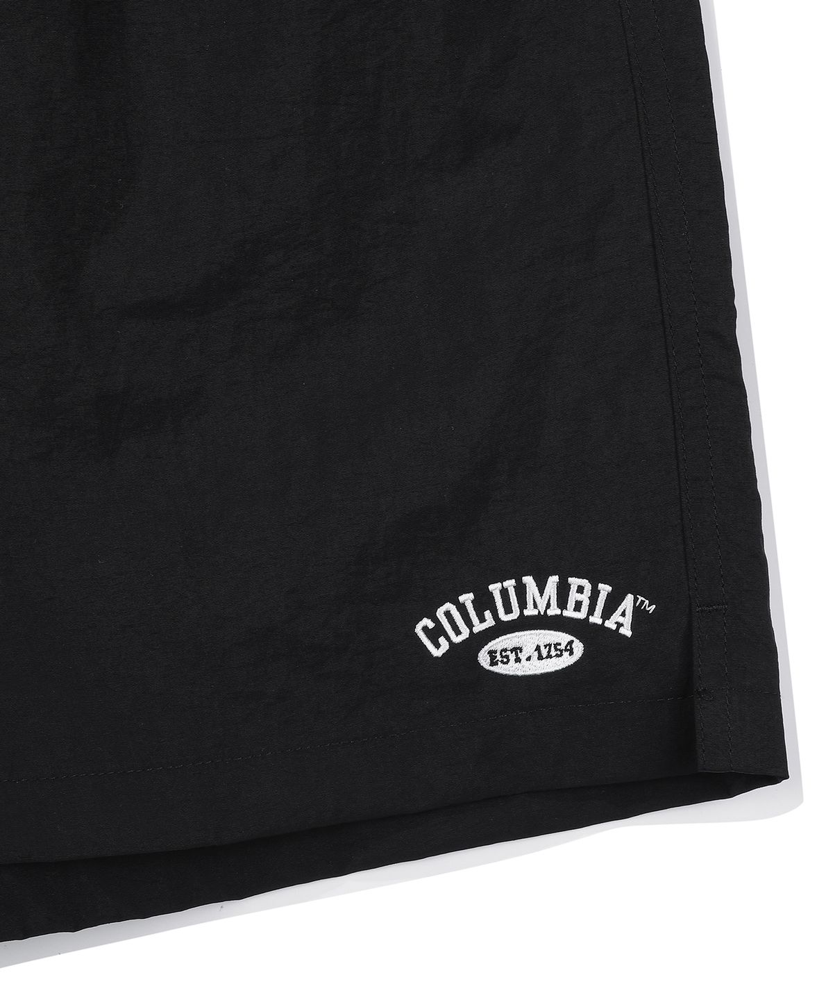 컬럼비아 유니버시티(COLUMBIA UNIVERSITY) CU ARCH LOGO NYLON SHORTS PANTS 블랙