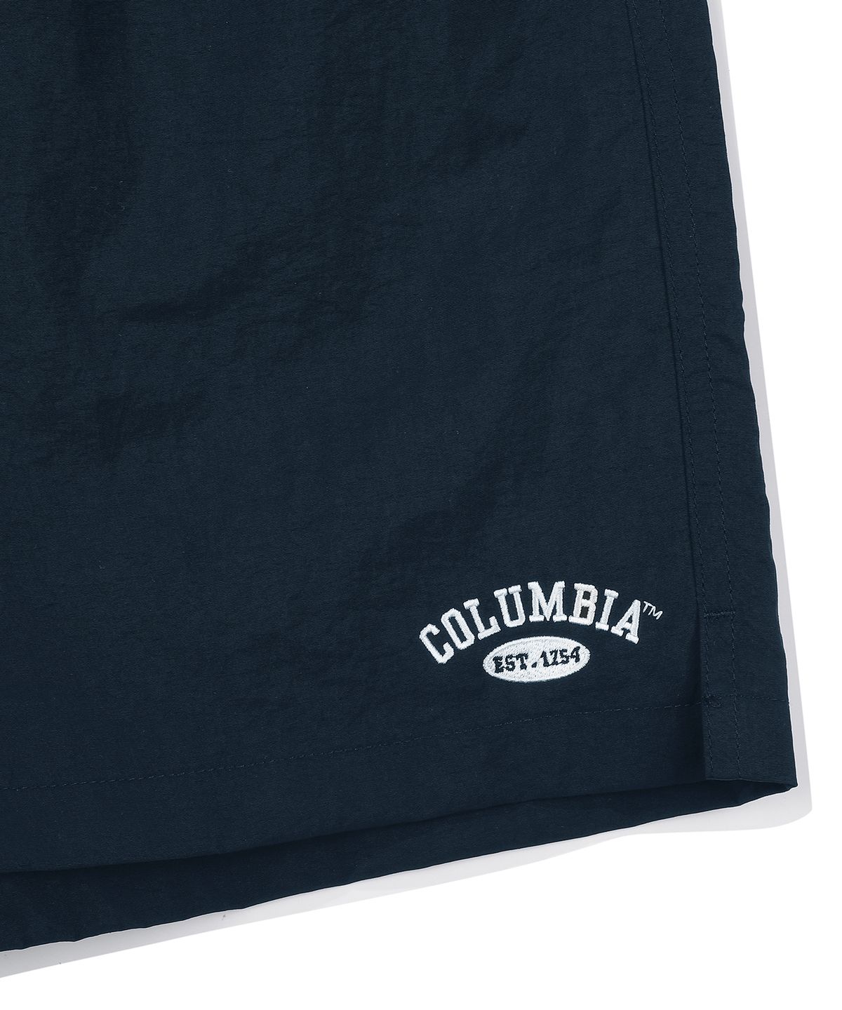 컬럼비아 유니버시티(COLUMBIA UNIVERSITY) CU ARCH LOGO NYLON SHORTS PANTS 네이비