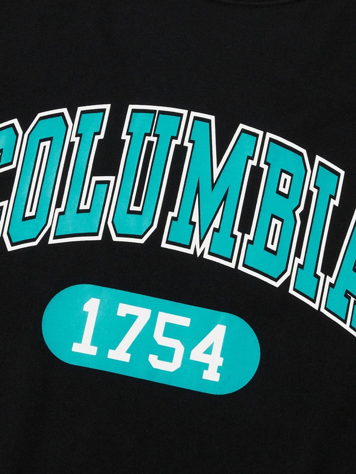 컬럼비아 유니버시티(COLUMBIA UNIVERSITY) CU 1754 ARCH LOGO T-SHIRTS 블랙