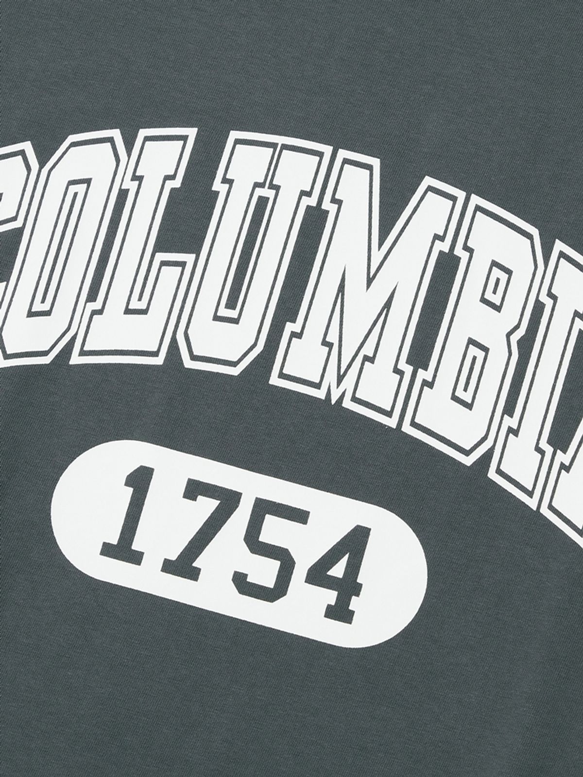 컬럼비아 유니버시티(COLUMBIA UNIVERSITY) CU 1754 ARCH LOGO T-SHIRTS 차콜