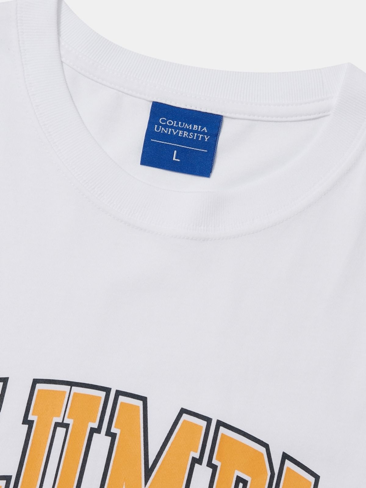 컬럼비아 유니버시티(COLUMBIA UNIVERSITY) CU 1754 ARCH LOGO T-SHIRTS 화이트