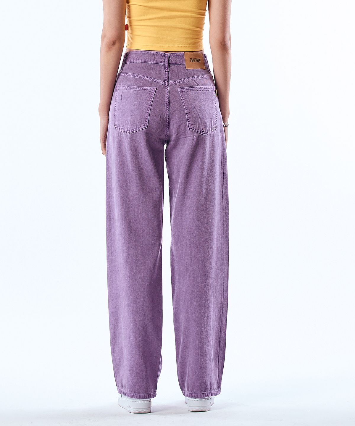 필로그램(PHILOGRAM) 슈퍼스타 피그먼트 와이드 팬츠(Purple)