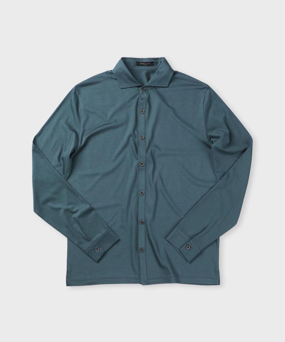 빠니깔레(PANICALE) 실크 텍스처 슬림핏 셔츠 2 COLOR