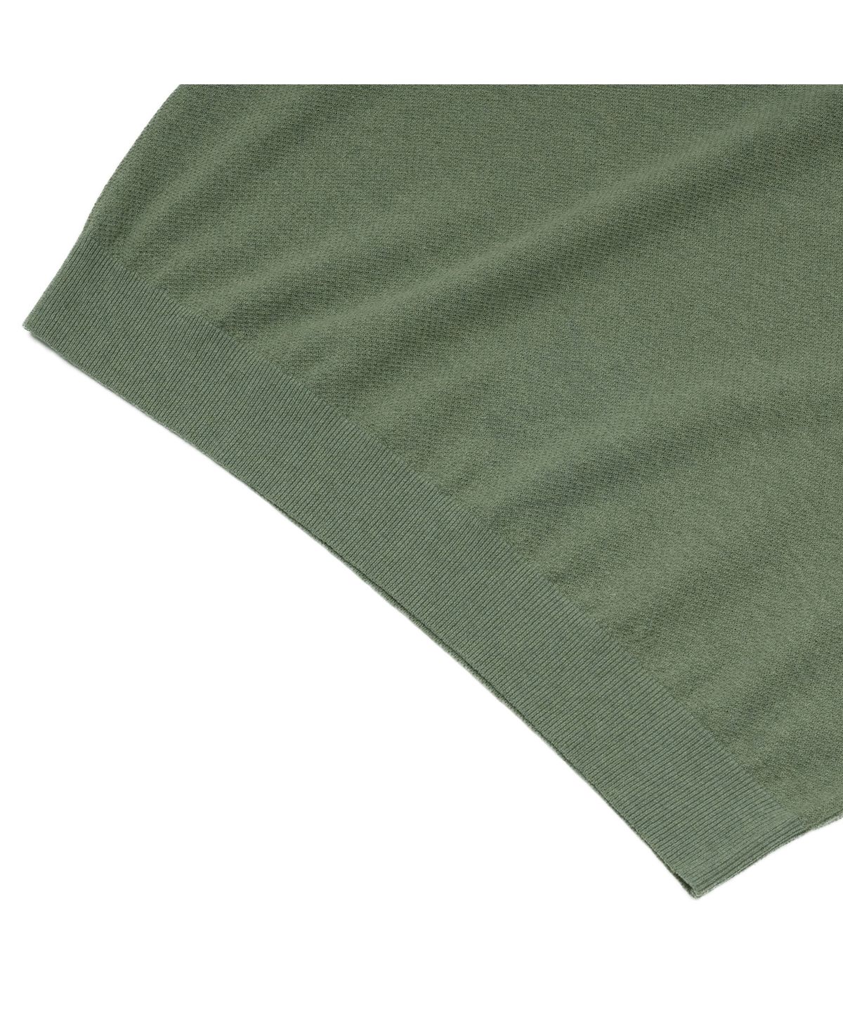 프로드셔츠(PRODESHIRT) 빈티지 린넨 피케 폴로 니트 (올리브)