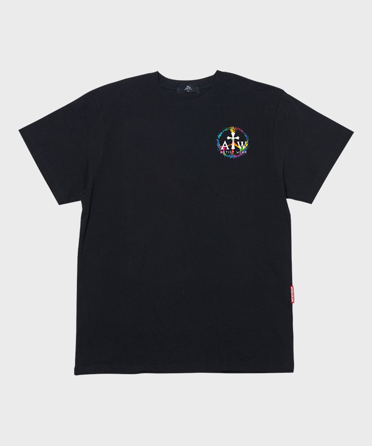 아티스트웨어(ARTISTWEAR) [ATW] 디퍼런트 반팔티 BK