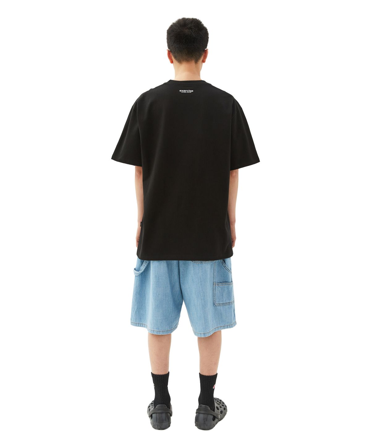 엑서사이즈(EXERCISE) Athletic Cloud T-SHIRT_BLACK