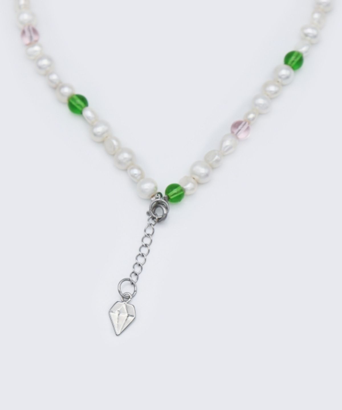봉보(BONBEAU) Water pearl flower clover Necklace 담수 진주 플라워 클로버 참 포인트 목걸이