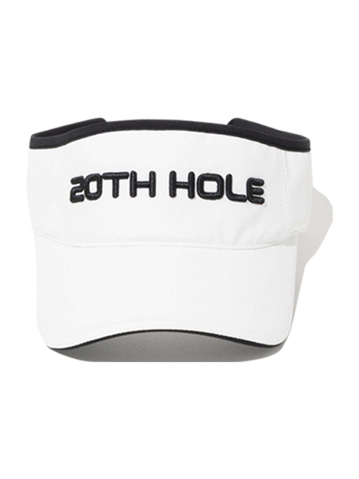 투에니스홀(20TH HOLE) 로고 볼륨 자수 여성 썬캡 [WHITE]