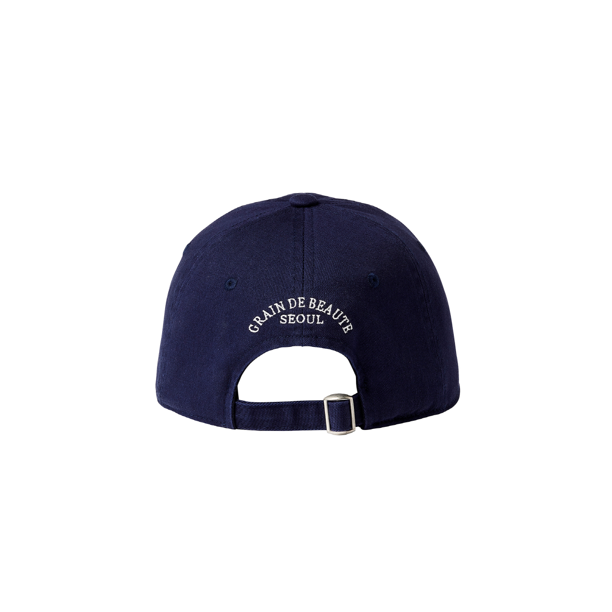 キャップ [ GRAIN DE BEAUTE ] Signature Ball Cap (11 COLOR) MUSINSA | GRAIN DE BEAUTE Signature Ball Cap [Navy]