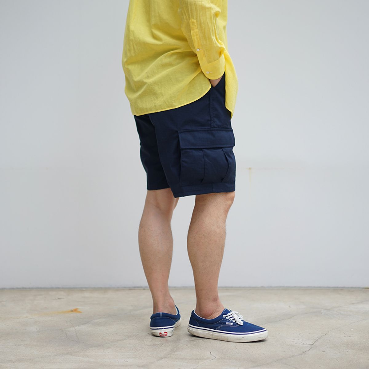 와이엠씨엘케이와이(YMCL KY) BDU Ripstop Short Pants - Navy