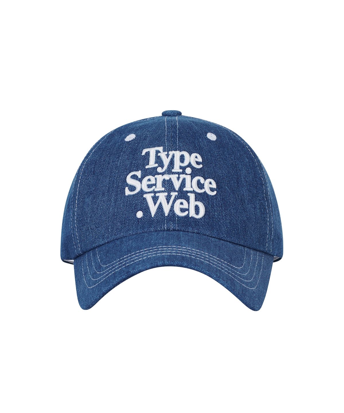 타입서비스(TYPESERVICE) Typeservice Web Stitch Cap [Indigo Denim]