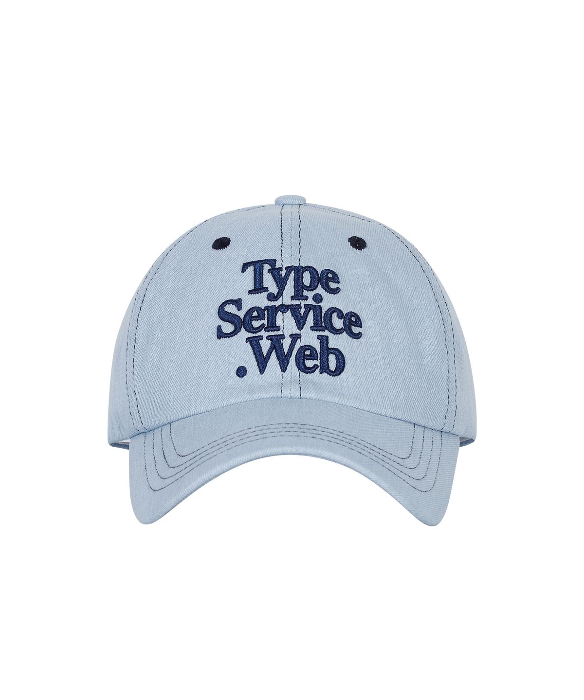타입서비스(TYPESERVICE) Typeservice Web Stitch Cap [Light Denim]