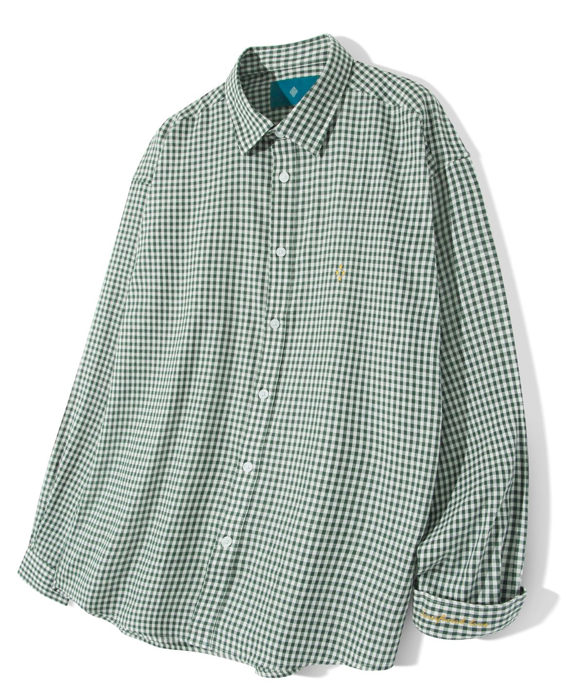 다이아몬드 레이라(DIAMOND LAYLA) Gingham Check shirt S101 Green