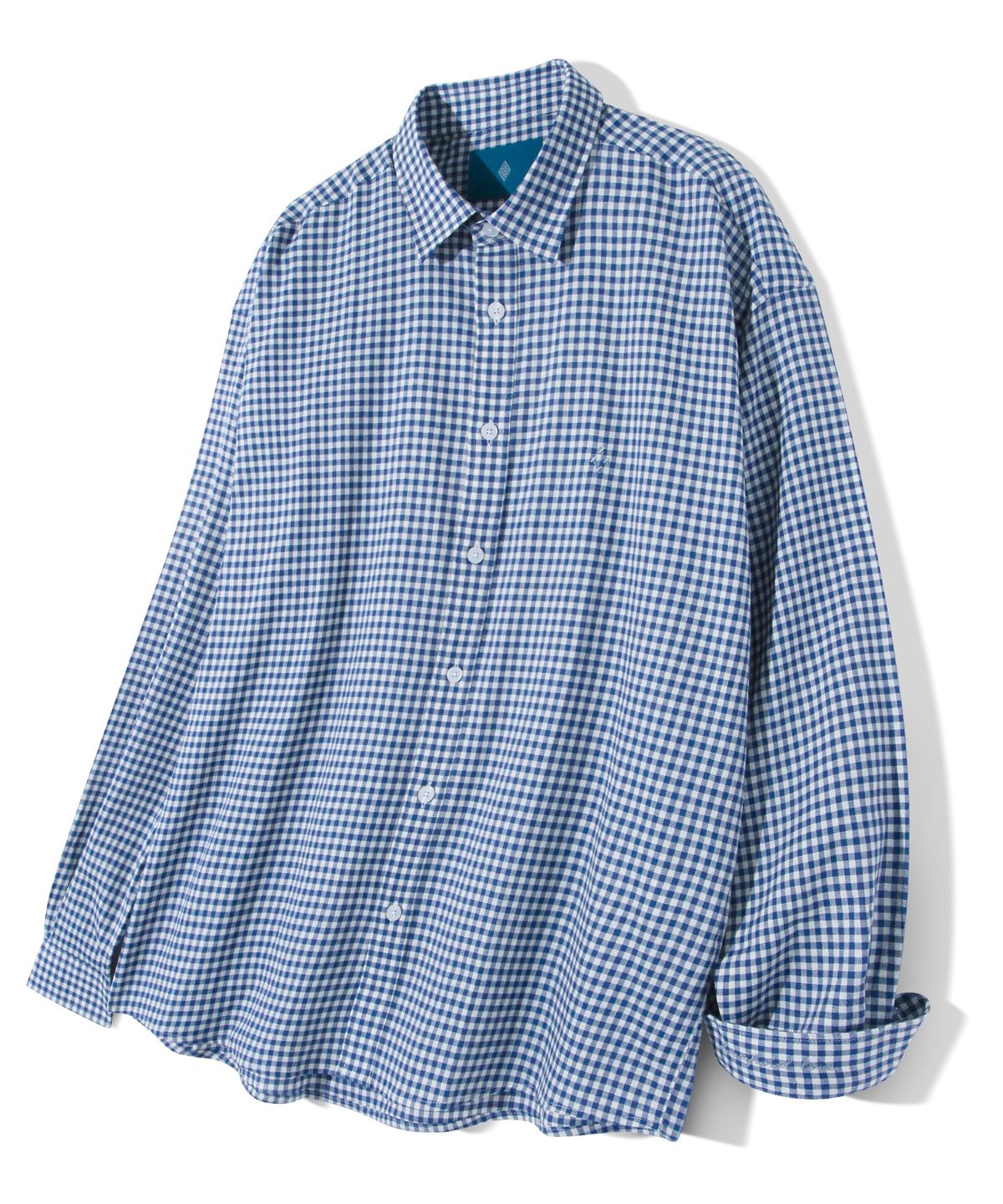 다이아몬드 레이라(DIAMOND LAYLA) Gingham Check shirt S101 Blue