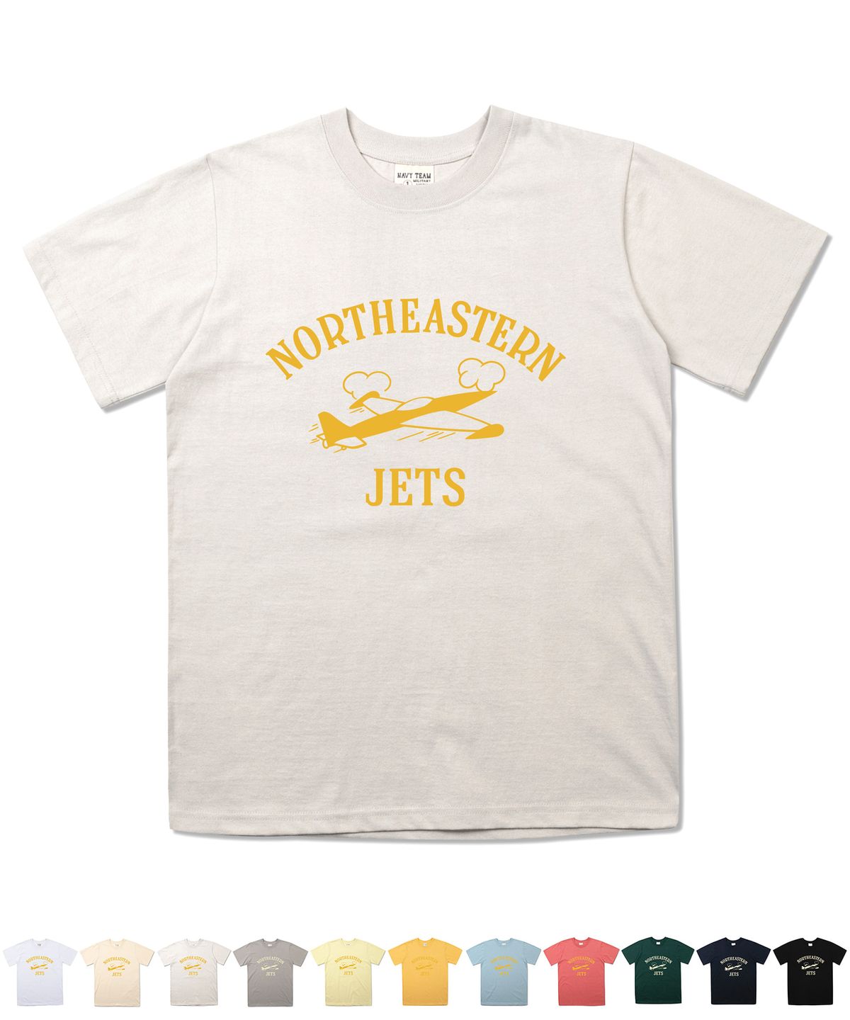 네이비팀(NAVYTEAM) NTV-NORTHEASTERN JETS SHORT SLEEVE