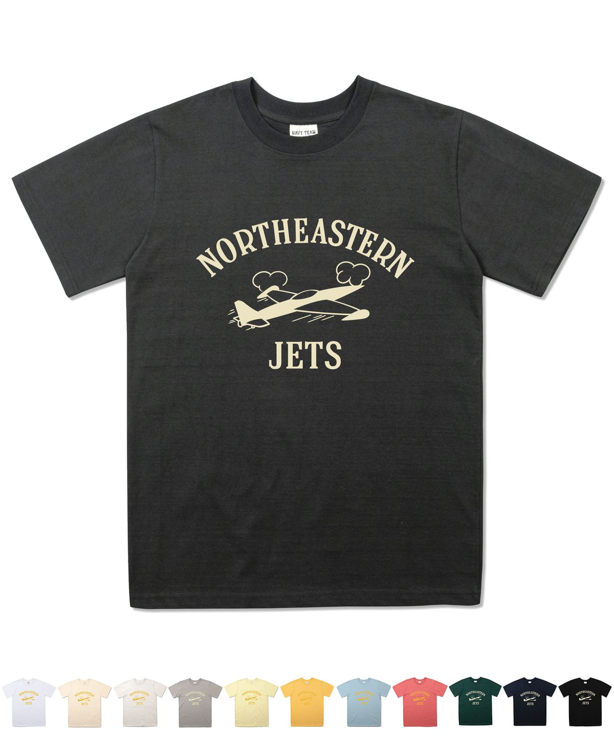 네이비팀(NAVYTEAM) NTV-NORTHEASTERN JETS SHORT SLEEVE