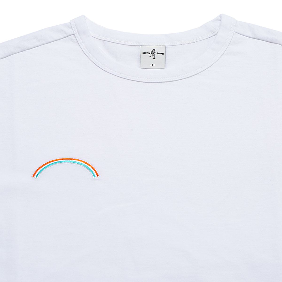 브라이언베리(BRIAN BERRY) OLGA HALF TEE_WHITE