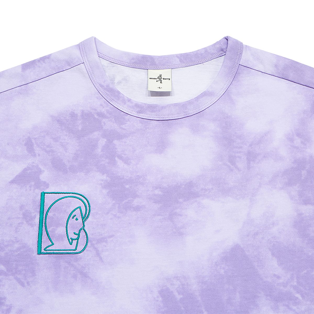 브라이언베리(BRIAN BERRY) POPPY DYEING TEE_PALE VIOLET