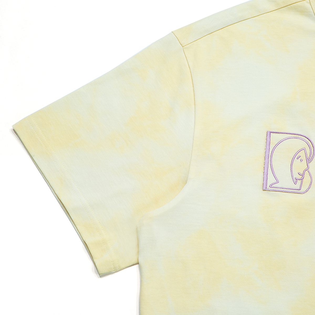 브라이언베리(BRIAN BERRY) POPPY DYEING TEE_LIGHT YELLOW