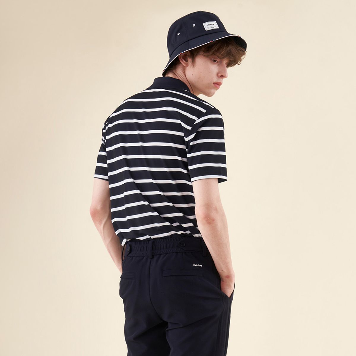 마틴골프(MARTINE GOLF) Tricolor Tip Bucket_Navy