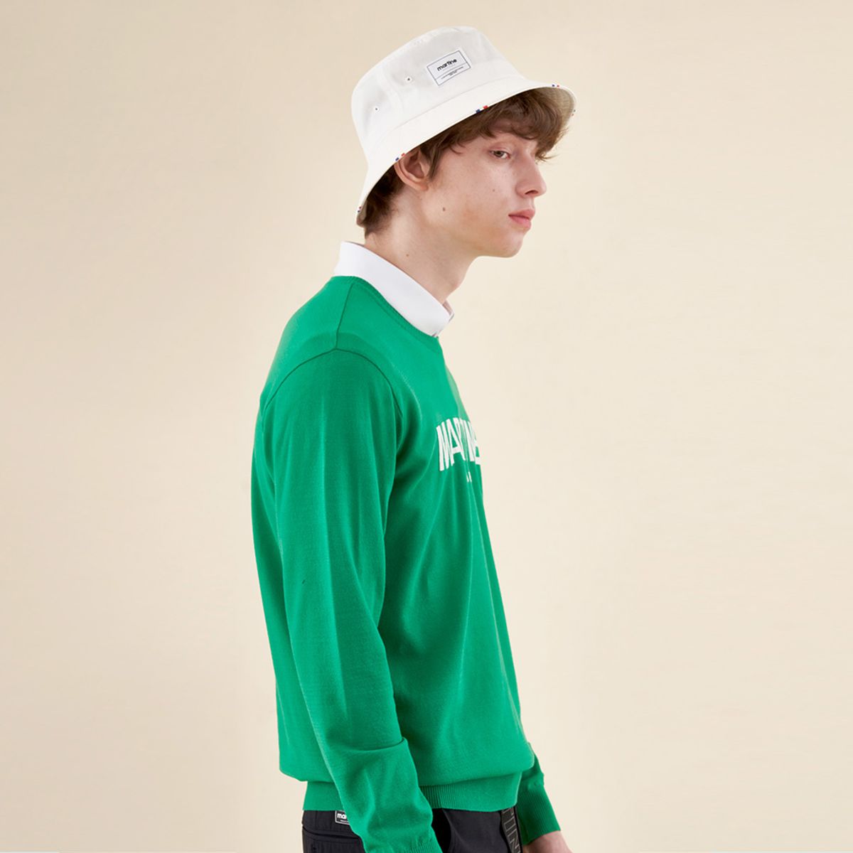 마틴골프(MARTINE GOLF) Tricolor Tip Bucket_White