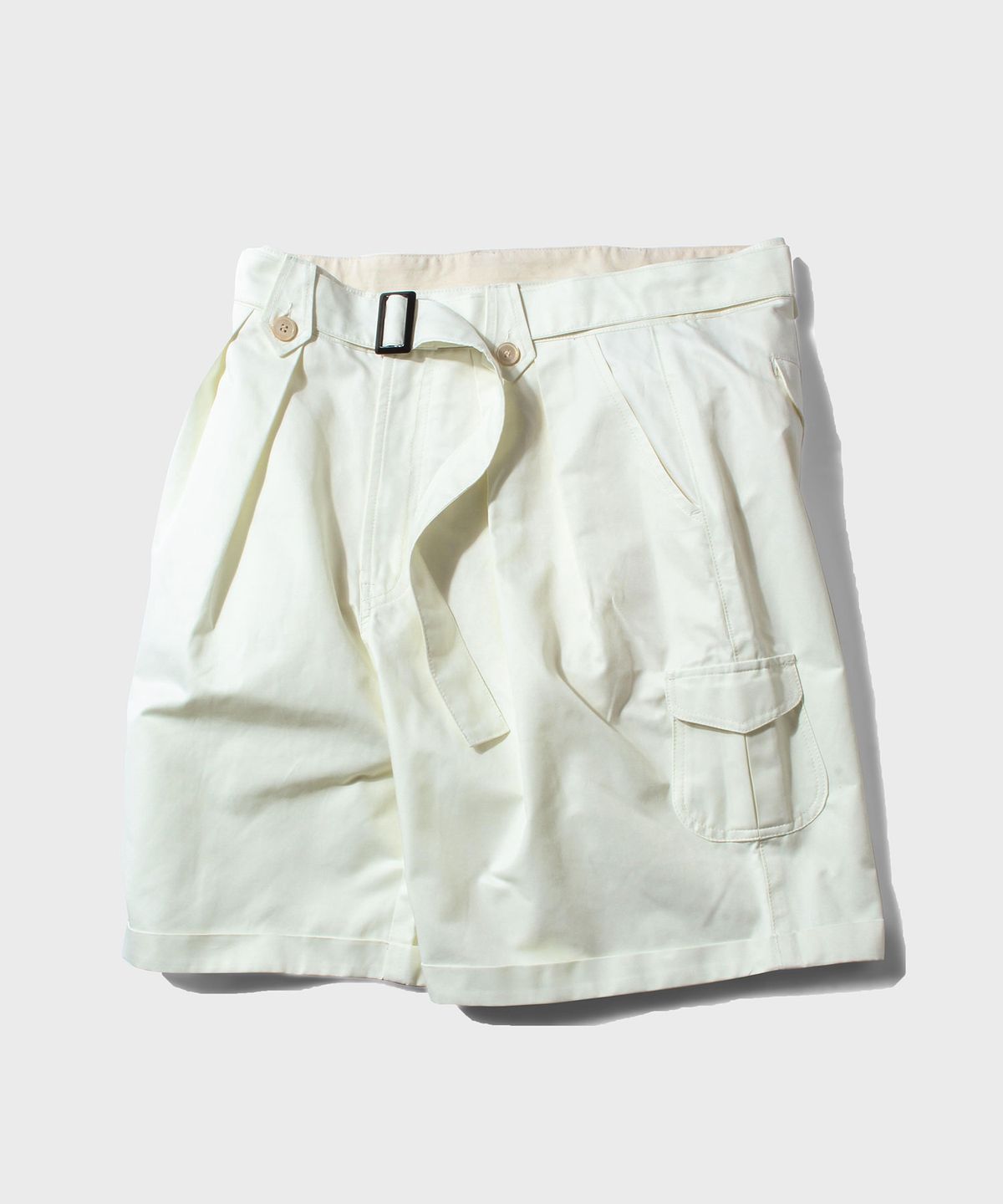비디알(VDR) CAVALRY SHORT PANTS [Vanilla Lemon]