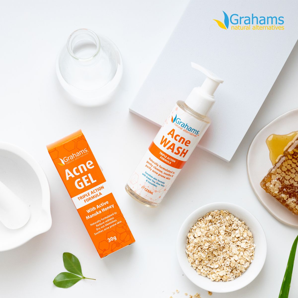 그라함스(GRAHAMS) 내추럴 아크네 전용 폼클렌징 125mL
