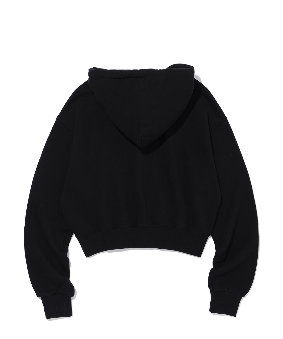 이퓨원트(IFYOUWANT) 2 WAY CROP HOOD ZIPUP black