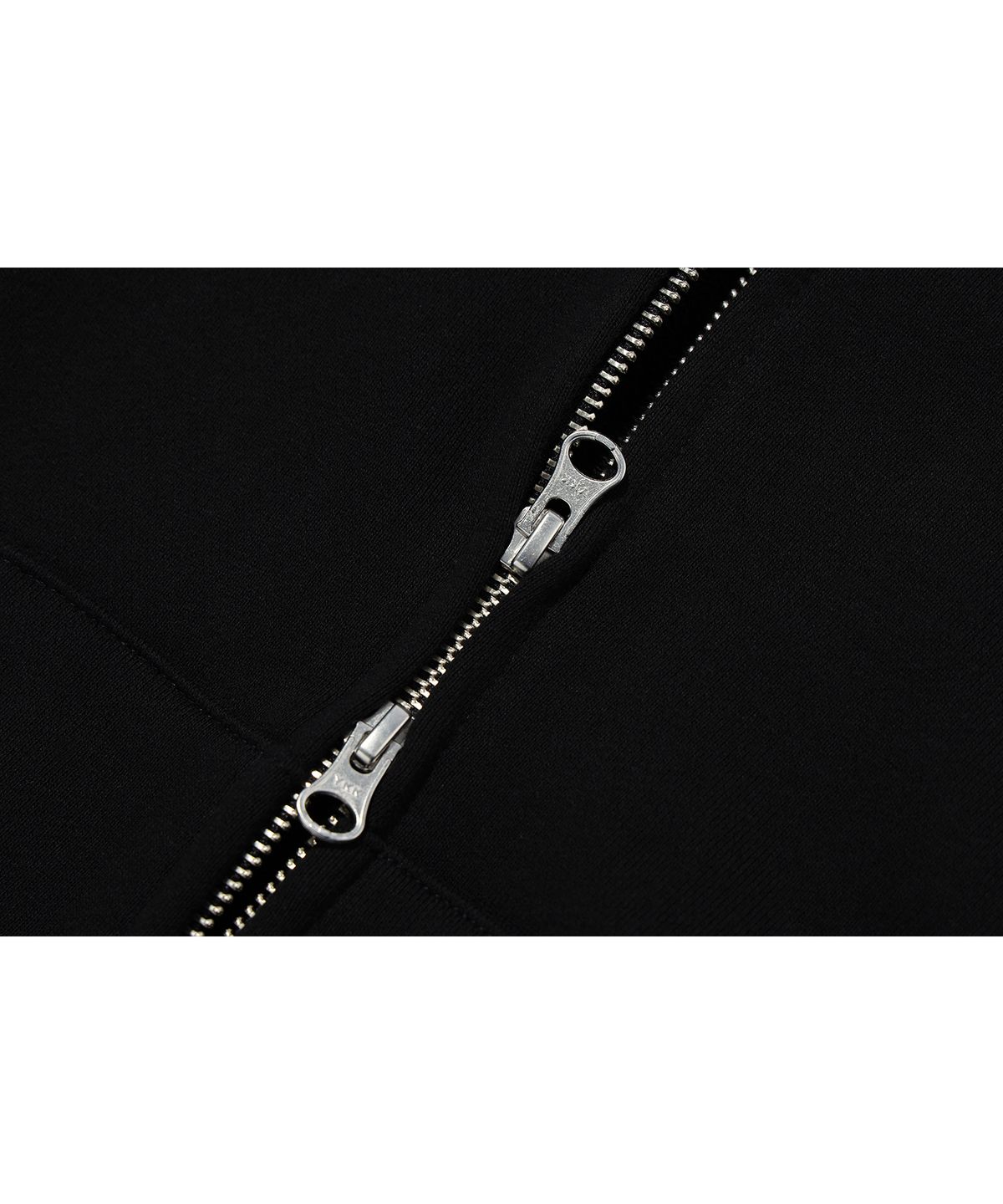 이퓨원트(IFYOUWANT) 2 WAY CROP HOOD ZIPUP black