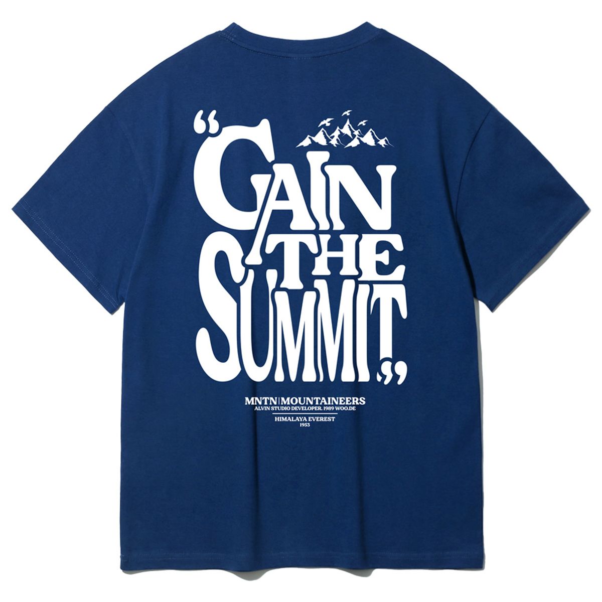 앨빈클로(ALVINCLO) GAIN THE SUMMIT 오버핏 반팔티 AST3952 (4 COLOR)