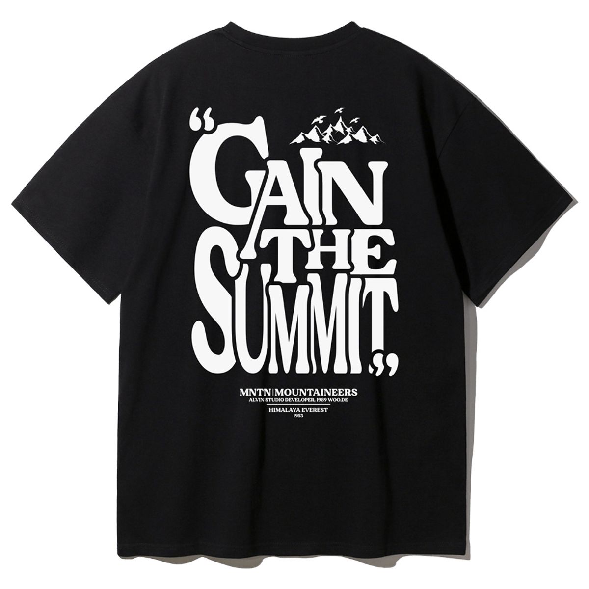 앨빈클로(ALVINCLO) GAIN THE SUMMIT 오버핏 반팔티 AST3952 (4 COLOR)