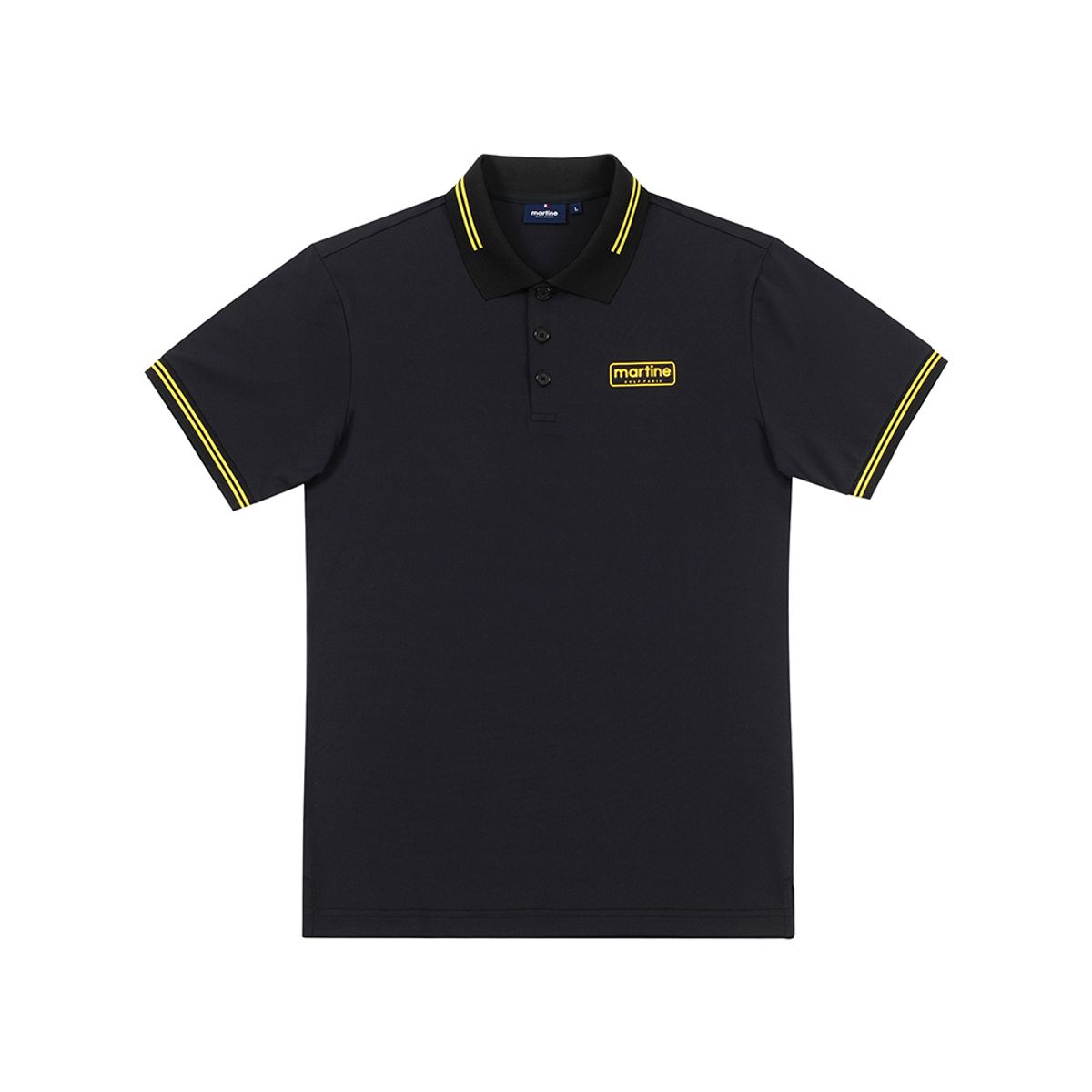 마틴골프(MARTINE GOLF) Tip Point Pique Shirts_Black (Men)