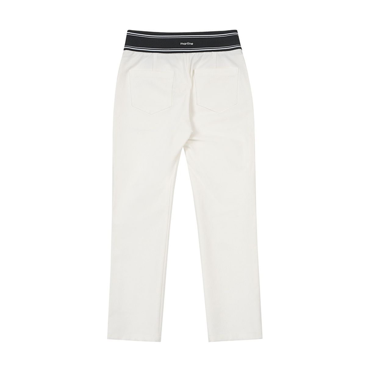 마틴골프(MARTINE GOLF) Needlepoint Banding Pants_White