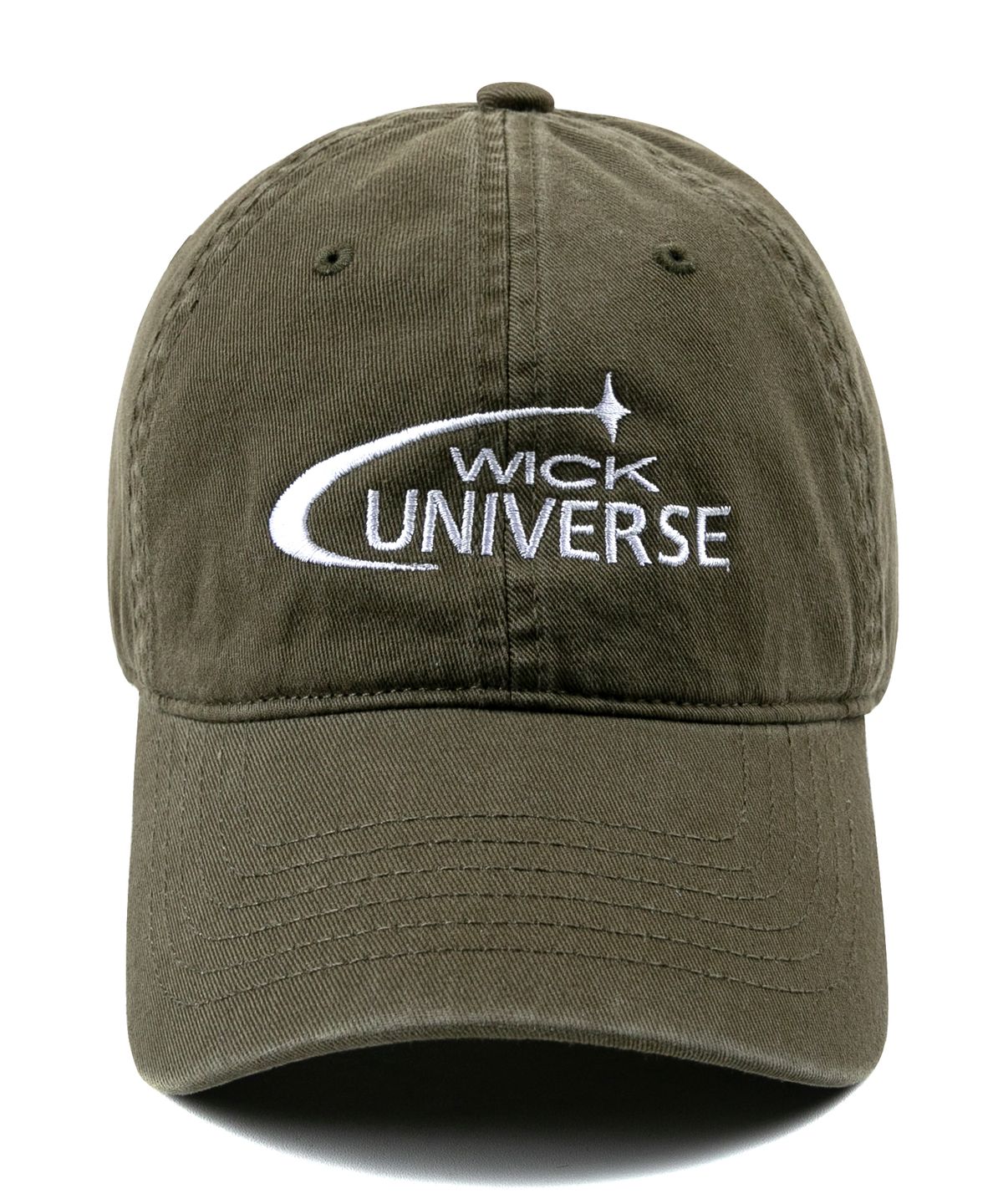 윅(WICK) WICK UNIVERSE 워싱 볼캡-카키