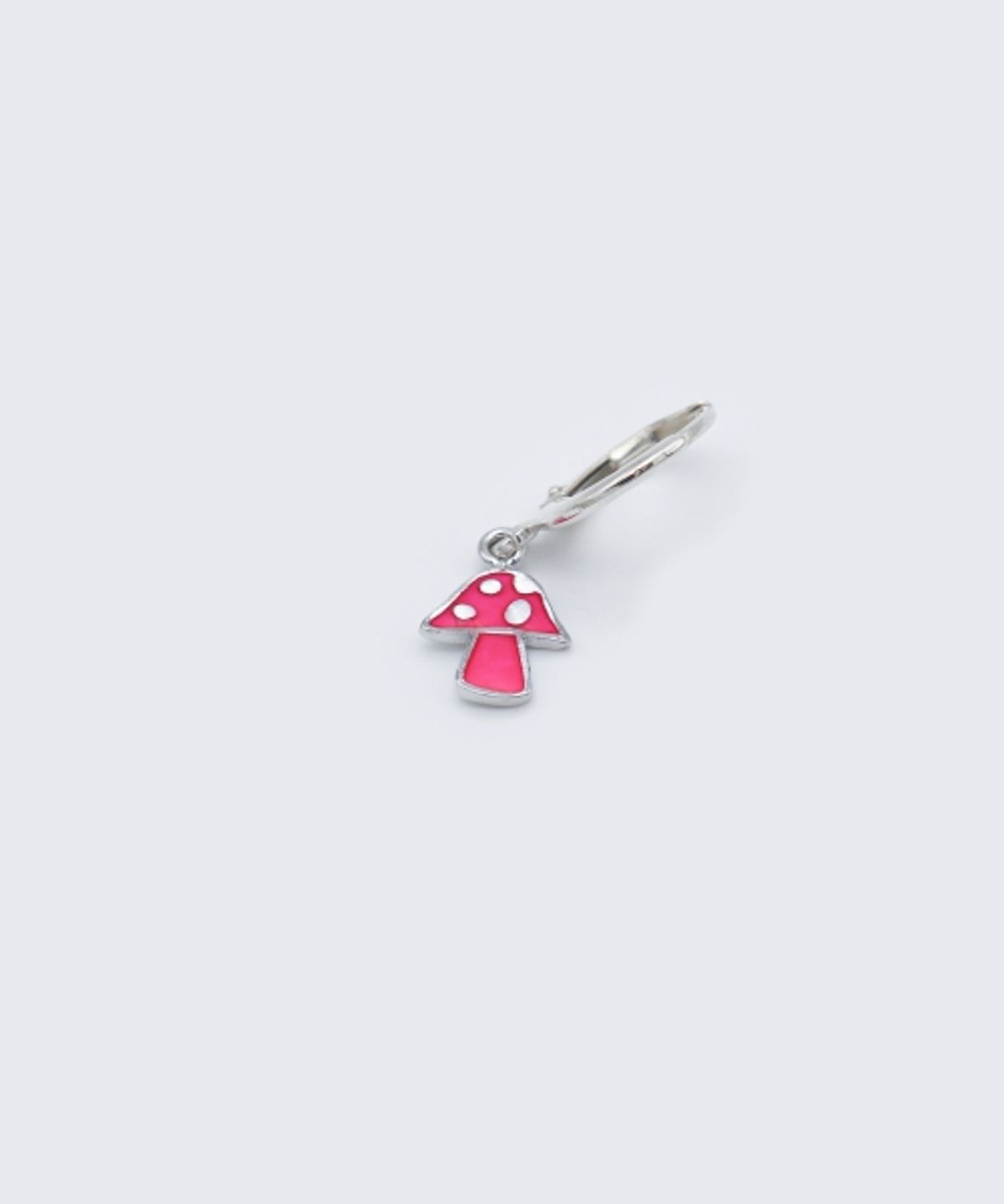 봉보(BONBEAU) Neon enamel silver cute motive Earrings 네온 에나멜 실버 큐트 모티브 원터치 링 귀걸이